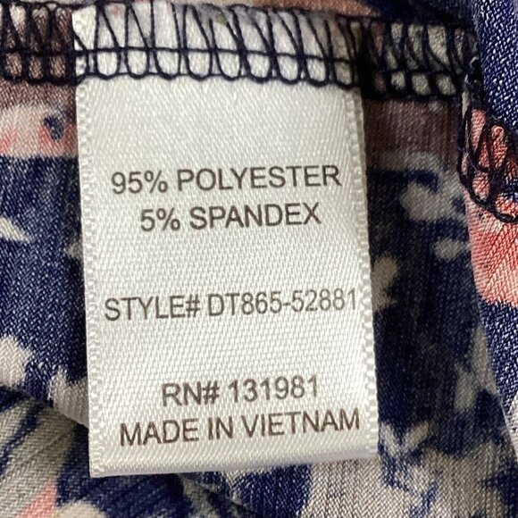 Naif Mixed Print Floral Patchwork BOHO Peasant Top Sz L #21M - Picture 6 of 7